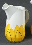 VERA NEUMANN SUNFLOWER PATTERN SERVING JUGS