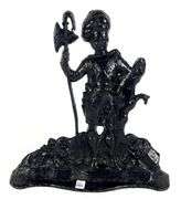 19TH CENTURY SCOTTISH CAST IRON DOOR PORTER