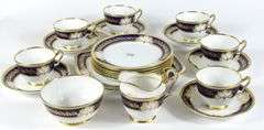 21-PIECE ENGLISH DESSERT SET