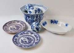 BLUE & WHITE POTTERY