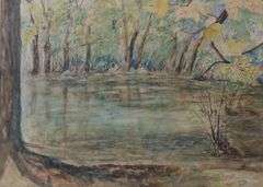 INITIALED C.P. WATERCOLOUR