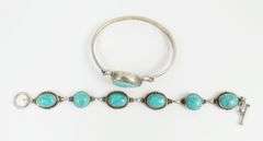 2 TURQUOISE BRACELETS