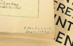 ETHEL MACKENZIE ARTIST'S FOLIO