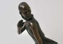 BRONZE MARTIAL ARTS FIGURE