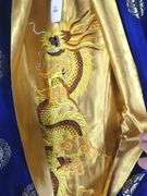 LUXURIOUS EMBROIDERED 100% SILK HOUSE/BATH ROBE