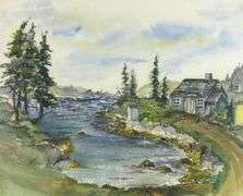 CANADIAN SCHOOL WATERCOLOUR