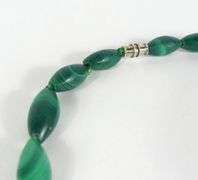 VINTAGE MALACHITE BEAD NECKLACE
