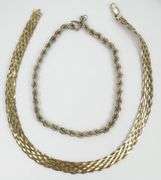 3 STERLING NECKLACES