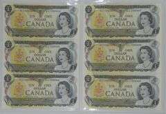 UNCIRCULATED CANADIAN CURRENCY