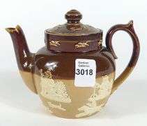 RARE MINIATURE DOULTON LAMBETH TEAPOT