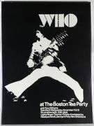 "THE WHO" CONCERT POSTER