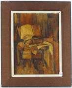 MID-20TH CENTURY ABSTRACT OIL