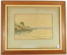 ANTIQUE OIL & WATERCOLOUR