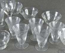 100 PIECES OF CORNFLOWER STEMWARE