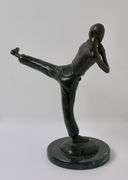 BRONZE MARTIAL ARTS FIGURE