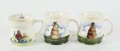 3 MOORCROFT MUGS