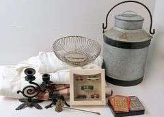 MILK CHURN, ETC.