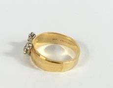 INTERLOCKING 14K GOLD & DIAMOND RINGS