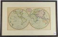 ANTIQUE WORLD MAP