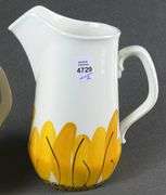 VERA NEUMANN SUNFLOWER PATTERN SERVING JUGS