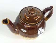 RARE MINIATURE DOULTON LAMBETH TEAPOT