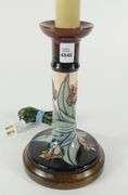 MOORCROFT CANDLESTICK LAMP