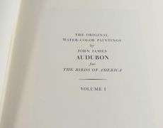 TWO VOLUMES: THE PAINTINGS OF JOHN JAMES AUDUBON