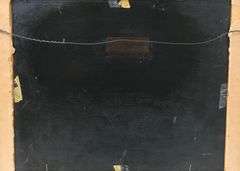 19TH CENTURY PAINTING ON TIN