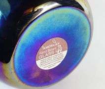 IRIDESCENT ART GLASS VASE