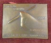 BRONZE PAPERWEIGHT/MEDALLION