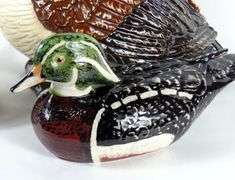 ART POTTERY DUCKS & CANADA GOOSE