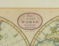 ANTIQUE WORLD MAP
