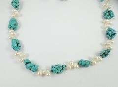 PEARL & TURQUOISE NECKLACE