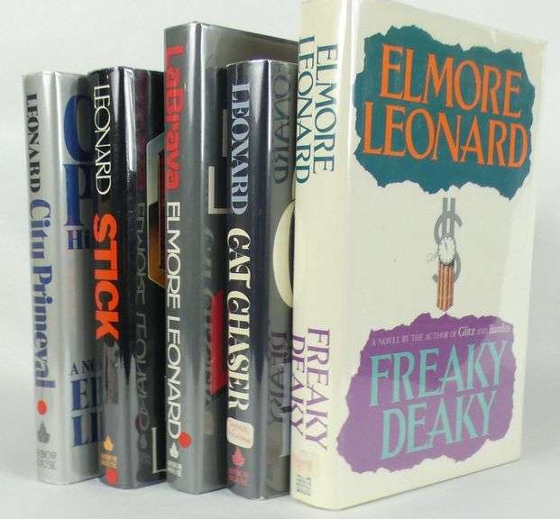 5 ELMORE LEONARD NOVELS