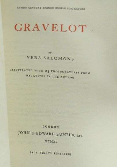 LTD. EDITION SIGNED "GRAVELOT"