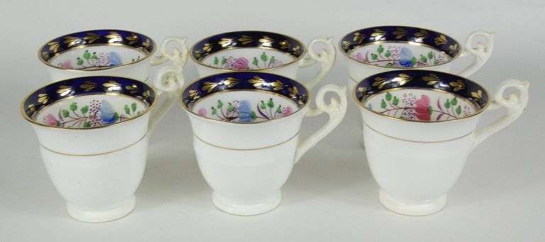 ANTIQUE CUPS & SAUCERS