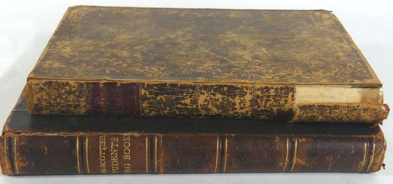 TWO ANTIQUE SCOTTISH VOLUMES