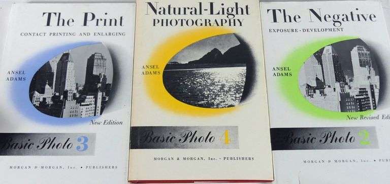 ANSEL ADAMS PHOTOGRAPHY BOOKS