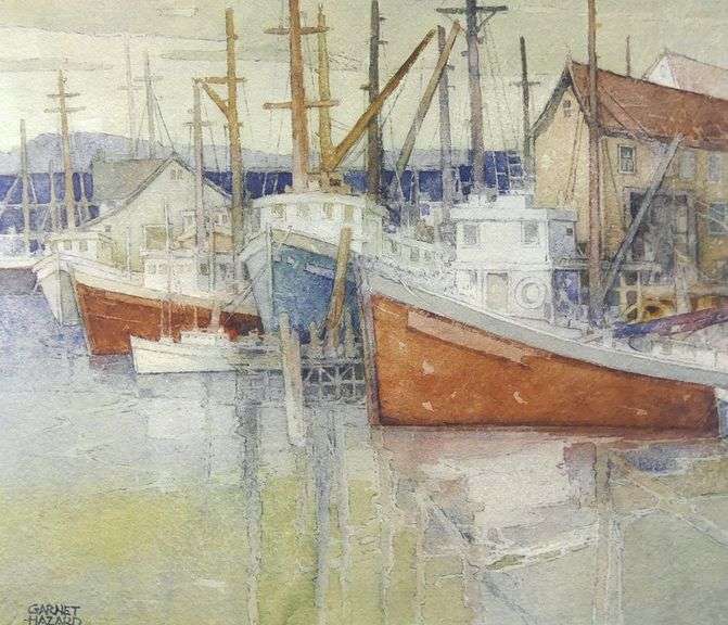 TWO SIGNED GARNET HAZARD PRINTS