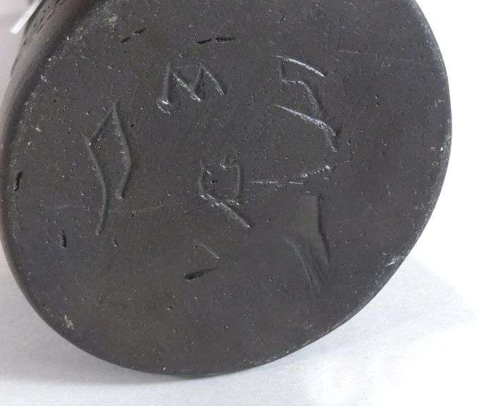 TWO CERAMIC CARVINGS