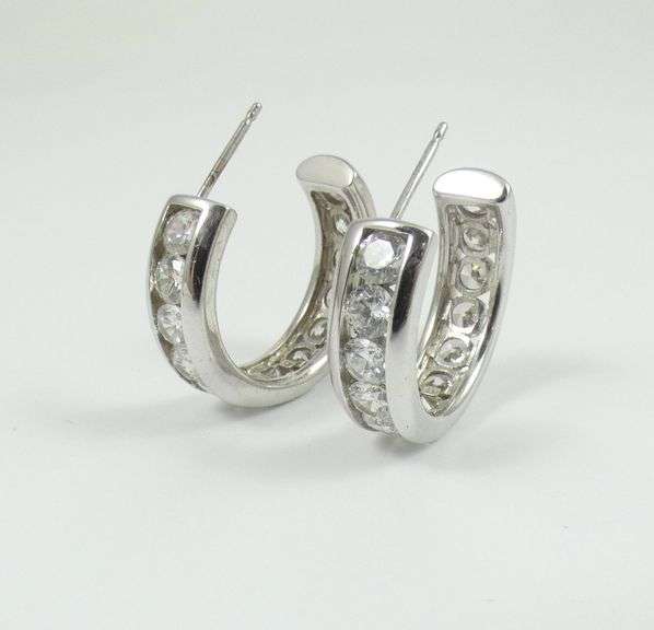 4 PAIRS STERLING EARRINGS