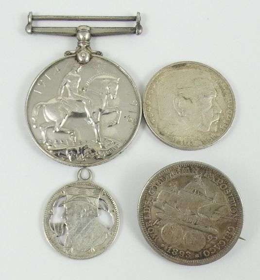 SILVER COINS & MEDAL