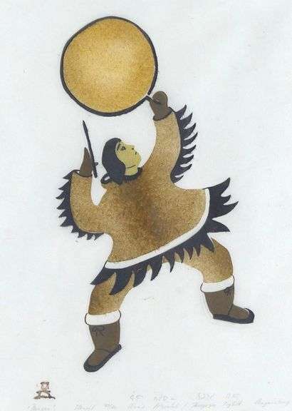 INUIT STENCIL PRINT