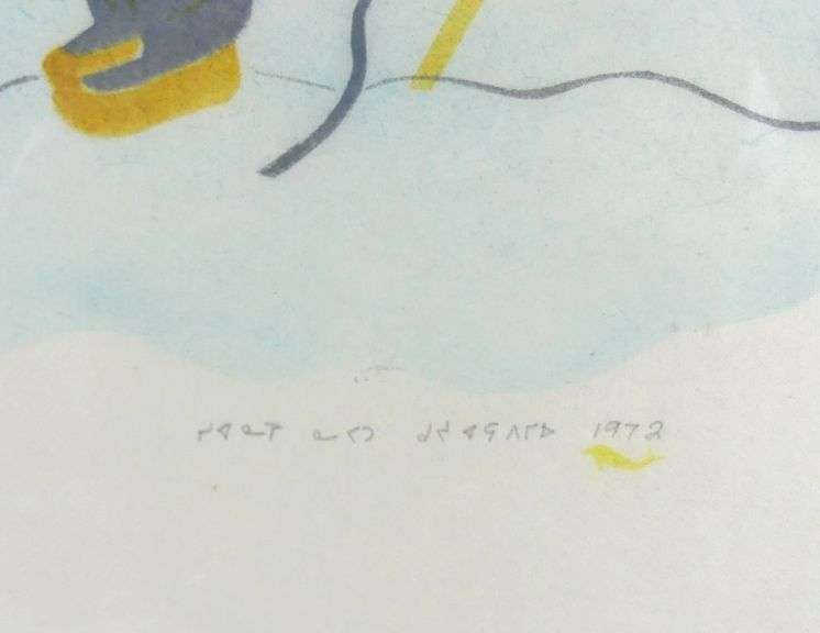 HENRY NAPARTUK STENCIL PRINT