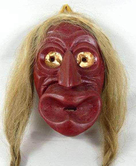 VINTAGE IROQUOIS FALSE FACE MASK