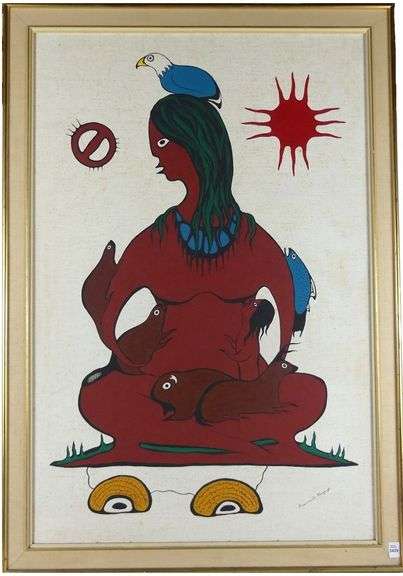 FRANCIS KAGIGE ACRYLIC PAINTING