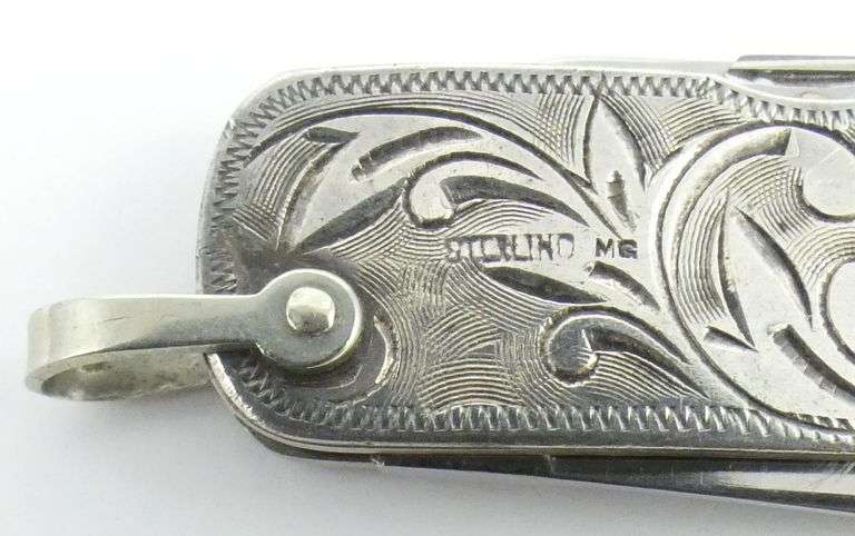 2 SILVER POCKET KNIVES