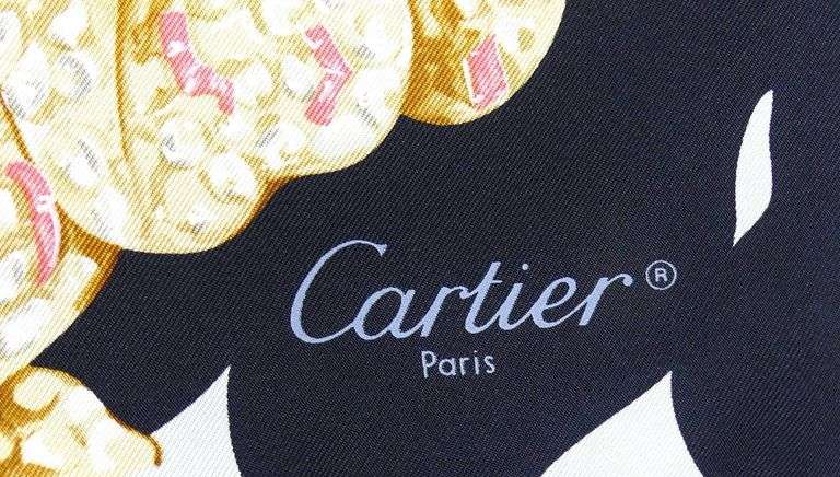 CARTIER SILK SCARF