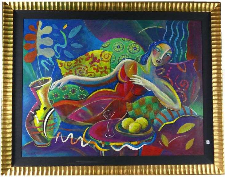 LARGE-SCALE OIL BY IAN LEVENTHAL