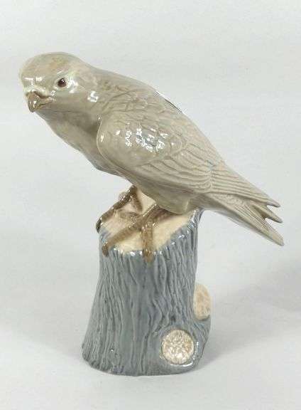 SPANISH PORCELAIN FALCON FIGURINE